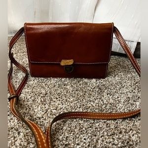 Patricia Nash Lanza Crossbody leather bag